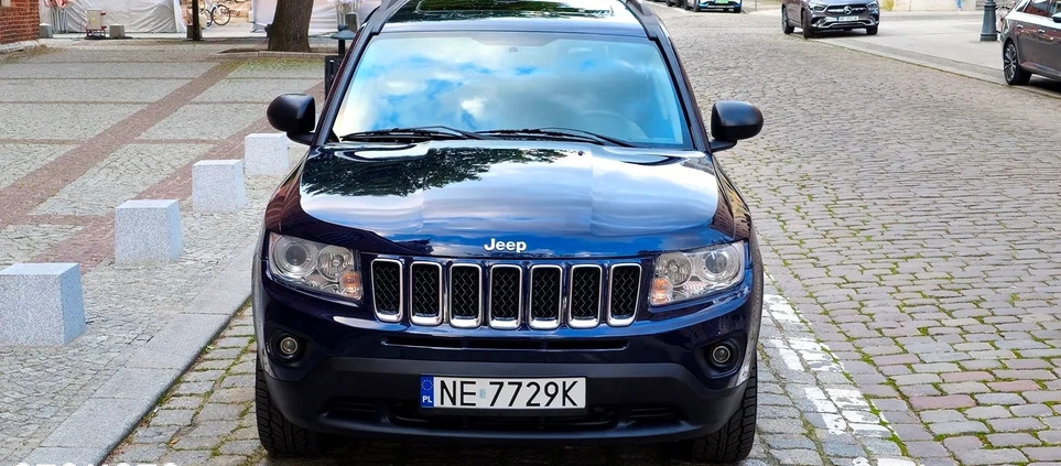 Jeep Compass cena 40900 przebieg: 162000, rok produkcji 2013 z Elbląg małe 742